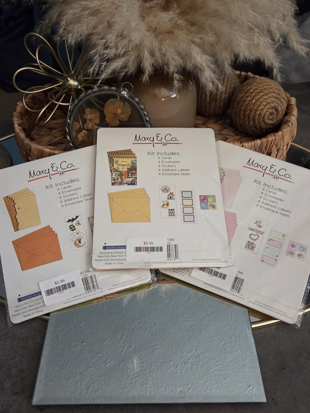 Mary Engelbreit Card Making Kits Lot of 3 Halloween Garden Craft NOS